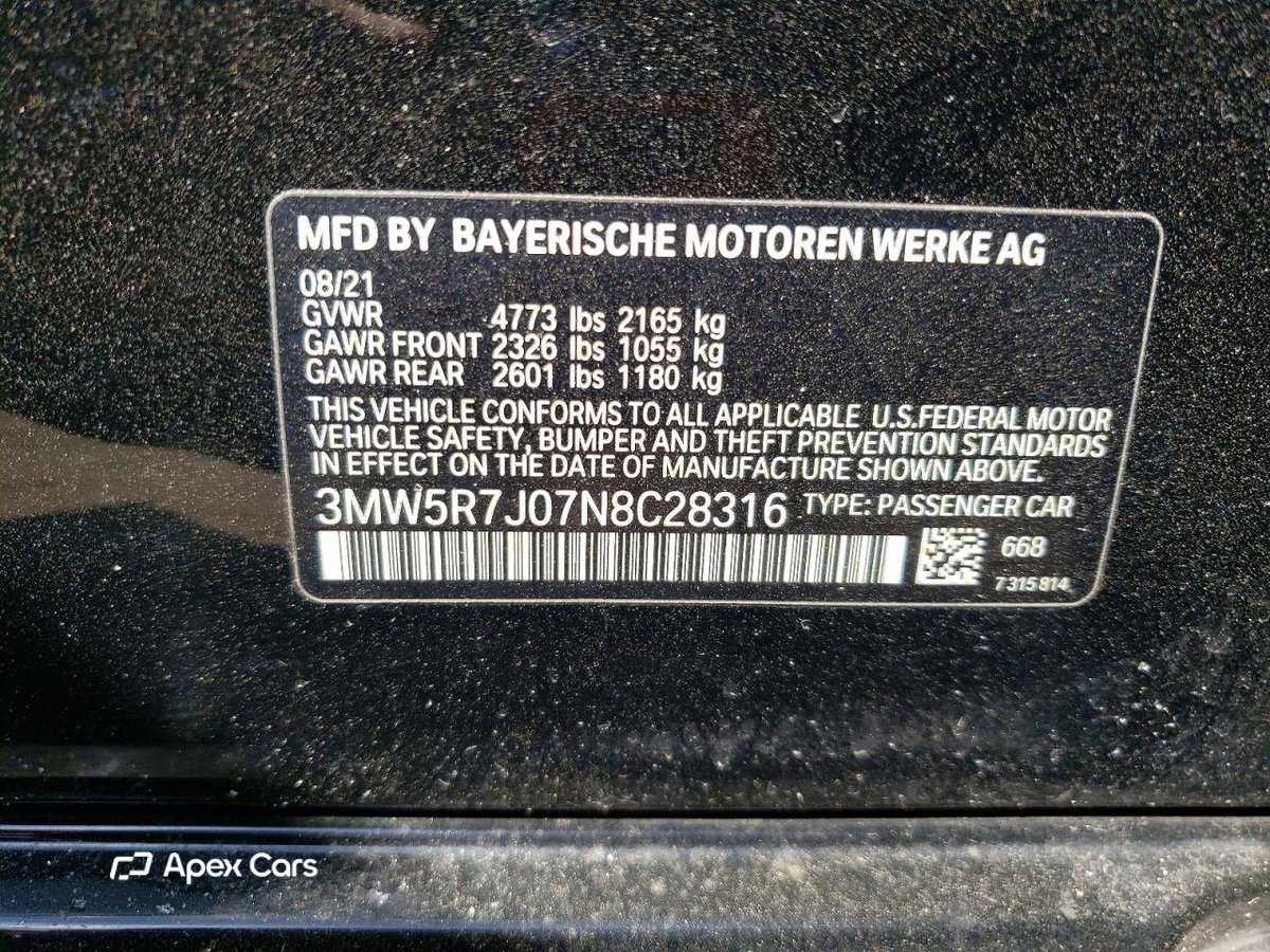 BMW Series 3 2022