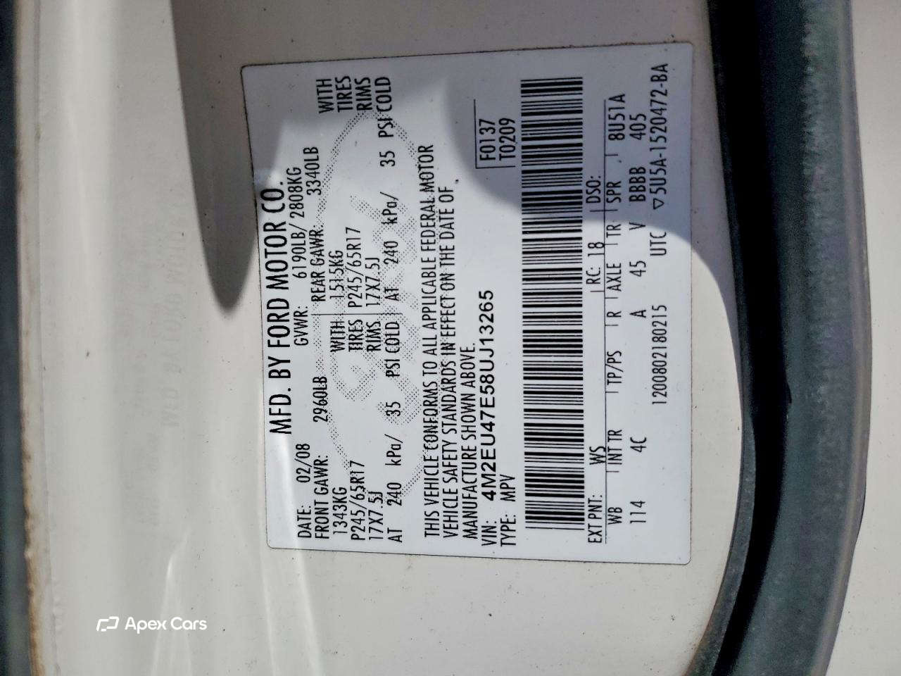 Mercury Mountaineer 2008