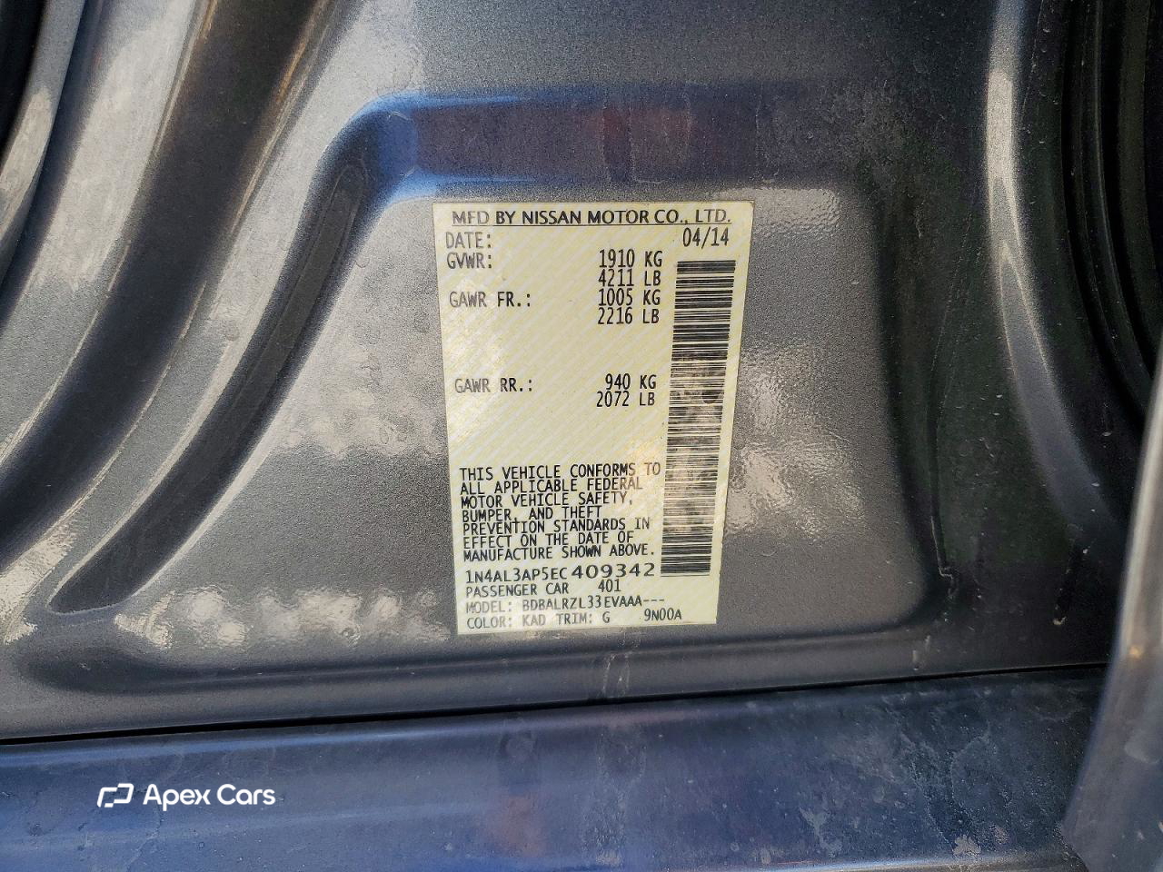 Nissan Altima 2014