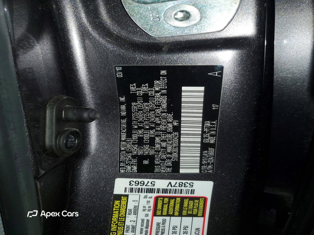 Toyota Sienna 2011
