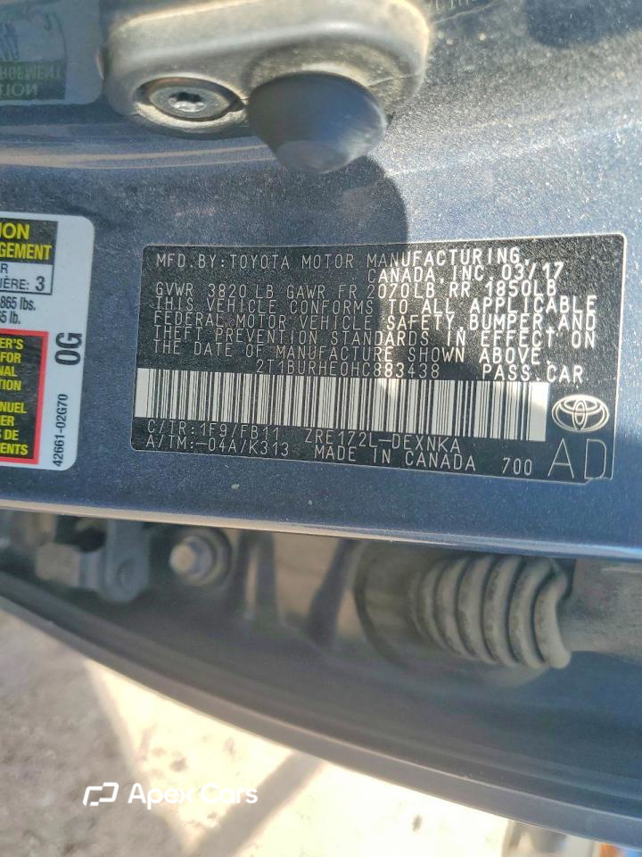 Toyota Corolla 2017