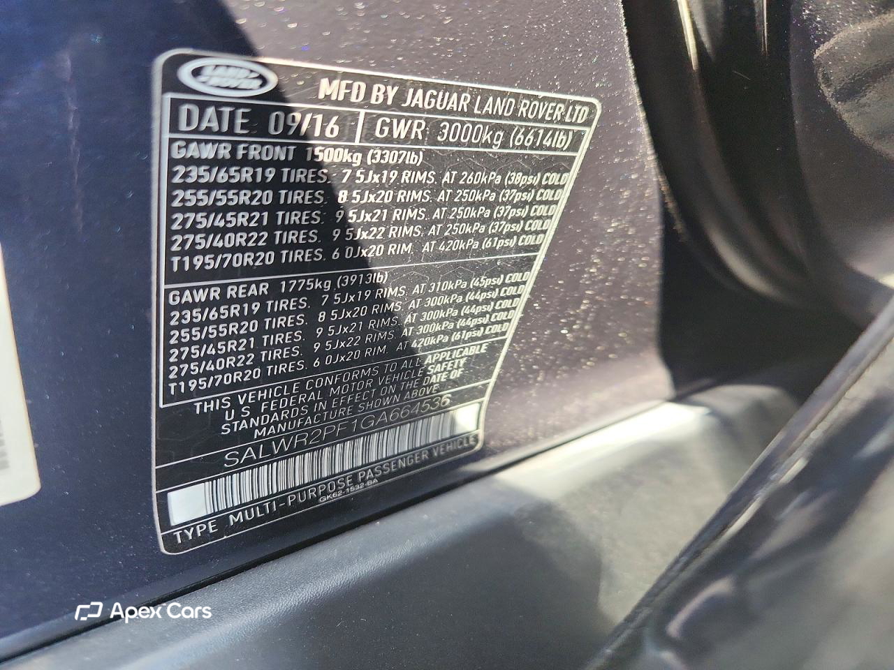 Land Rover Range Rover 2016