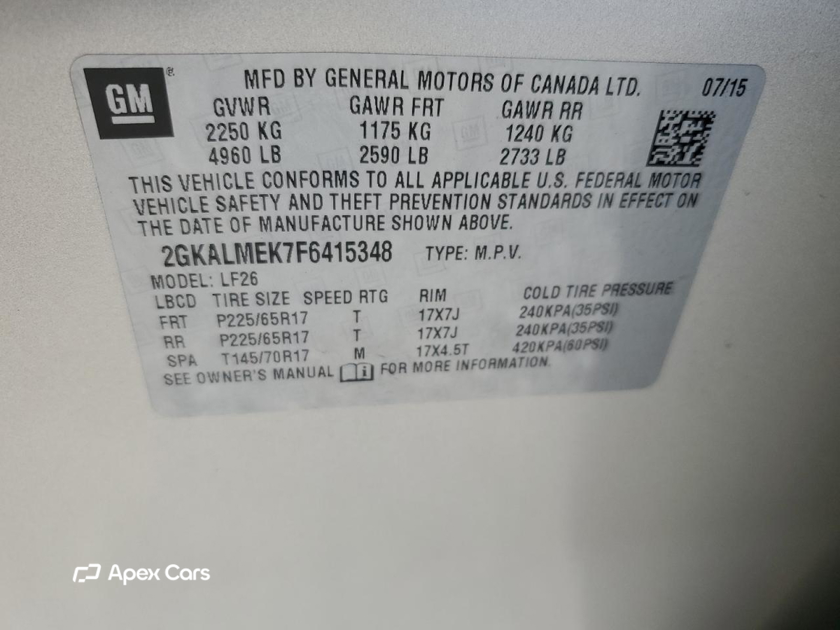 GMC Terrain 2015