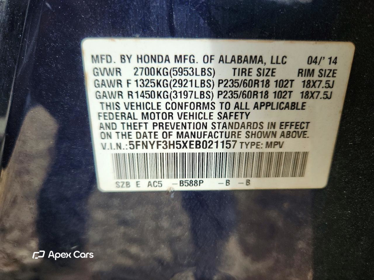 Honda Pilot 2014