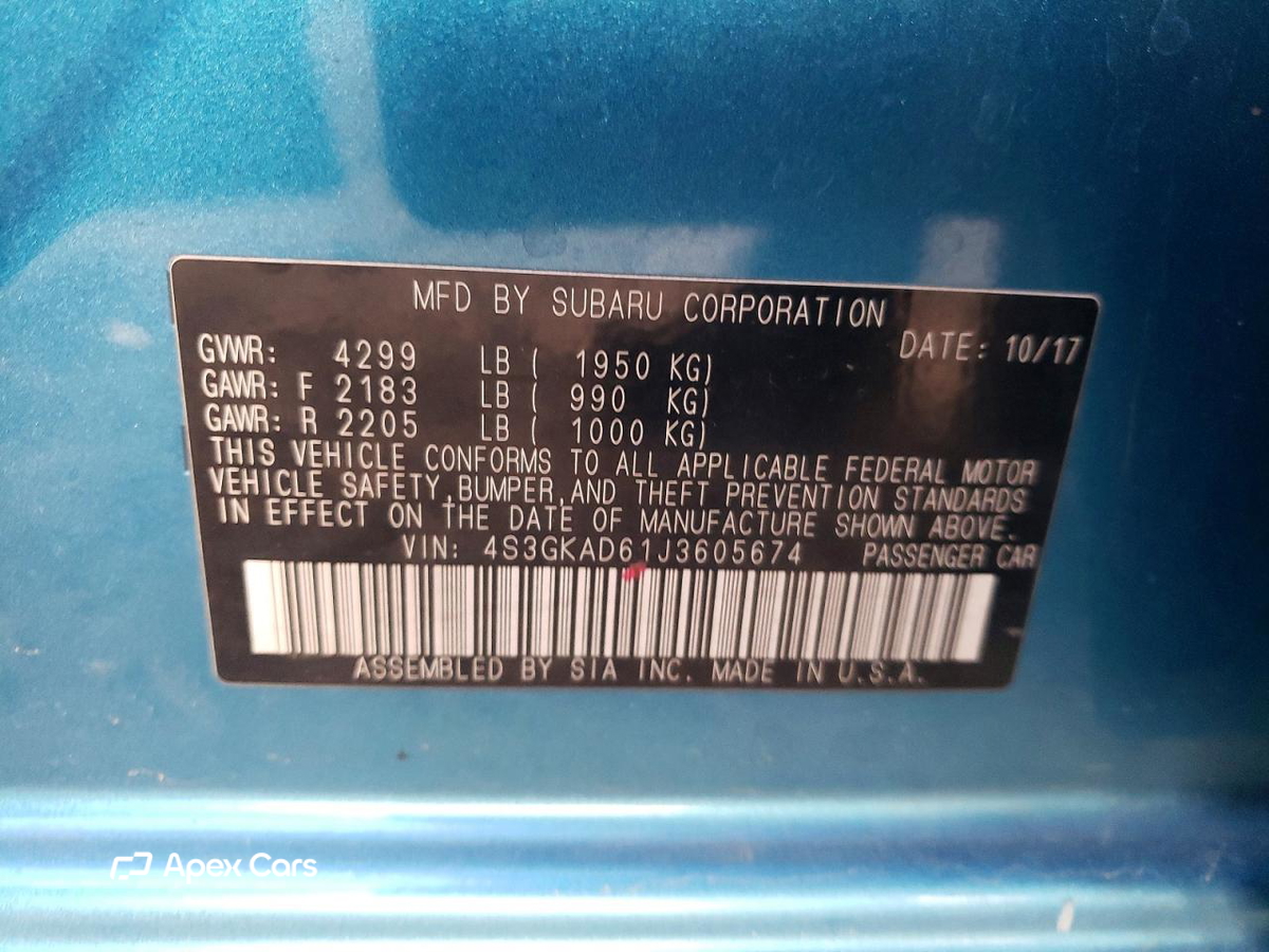 Subaru Impreza 2018