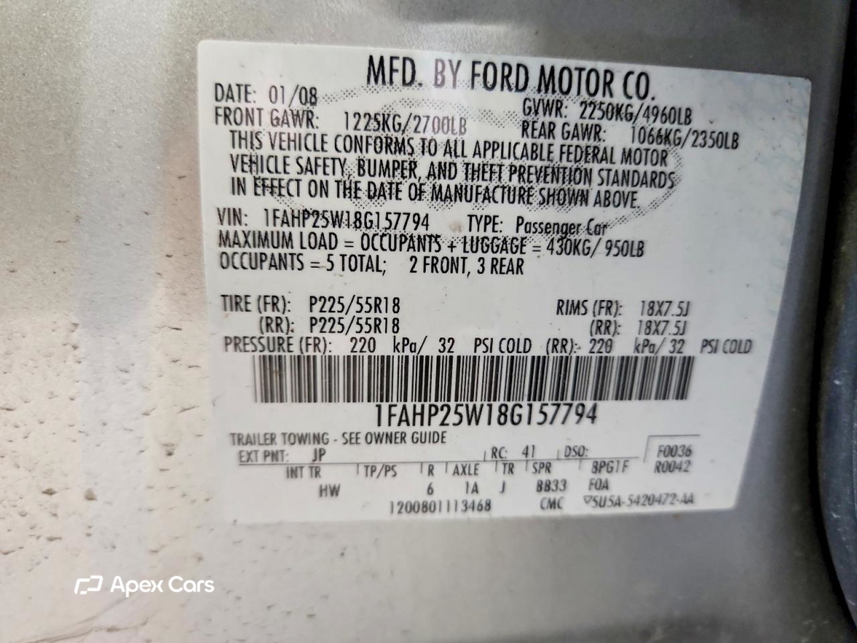 Ford Taurus 2008