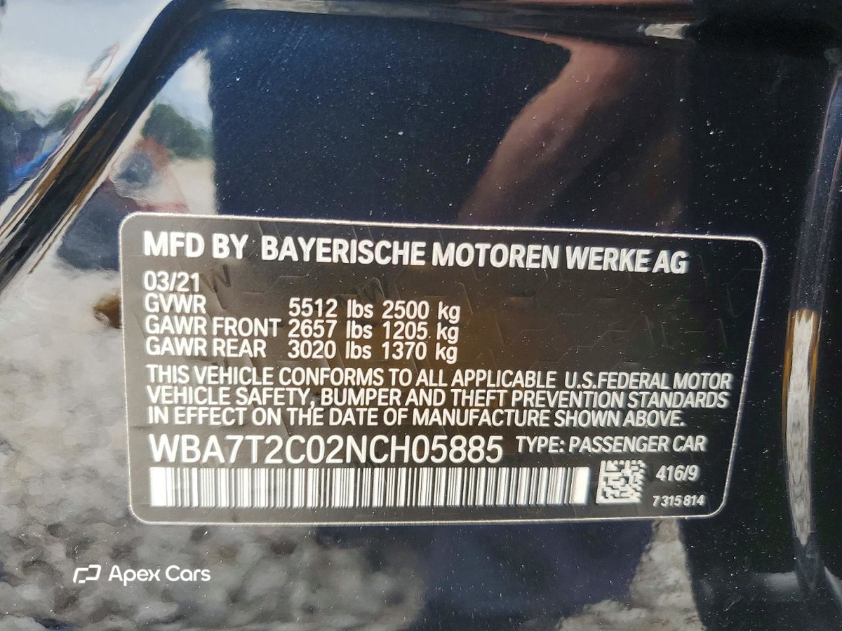 BMW Series 7 2022