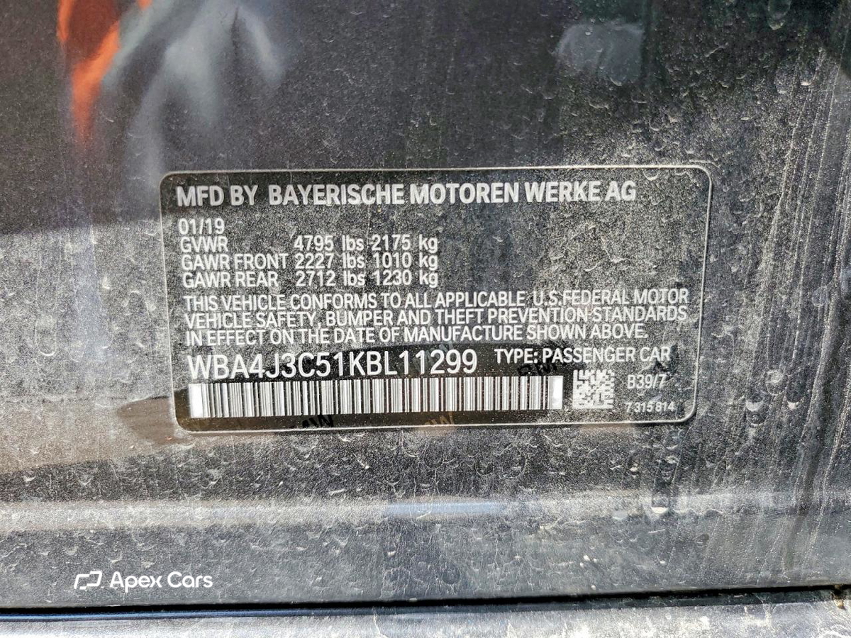 BMW Series 4 2019