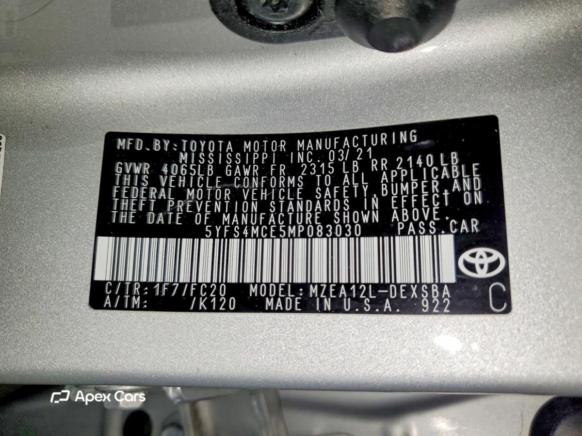 Toyota Corolla 2021