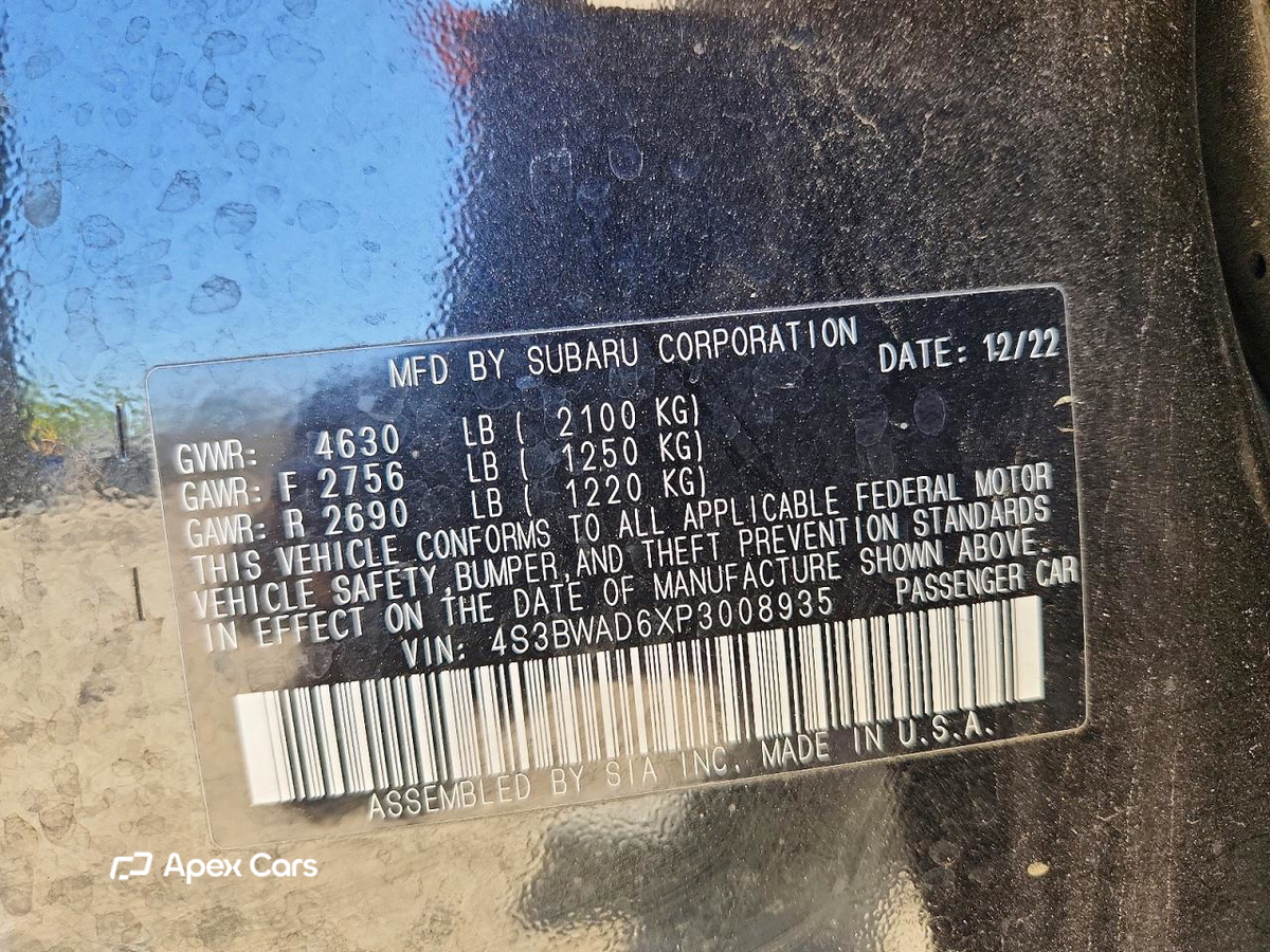 Subaru Legacy 2023