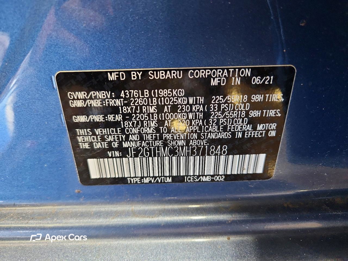 Subaru XV 2021