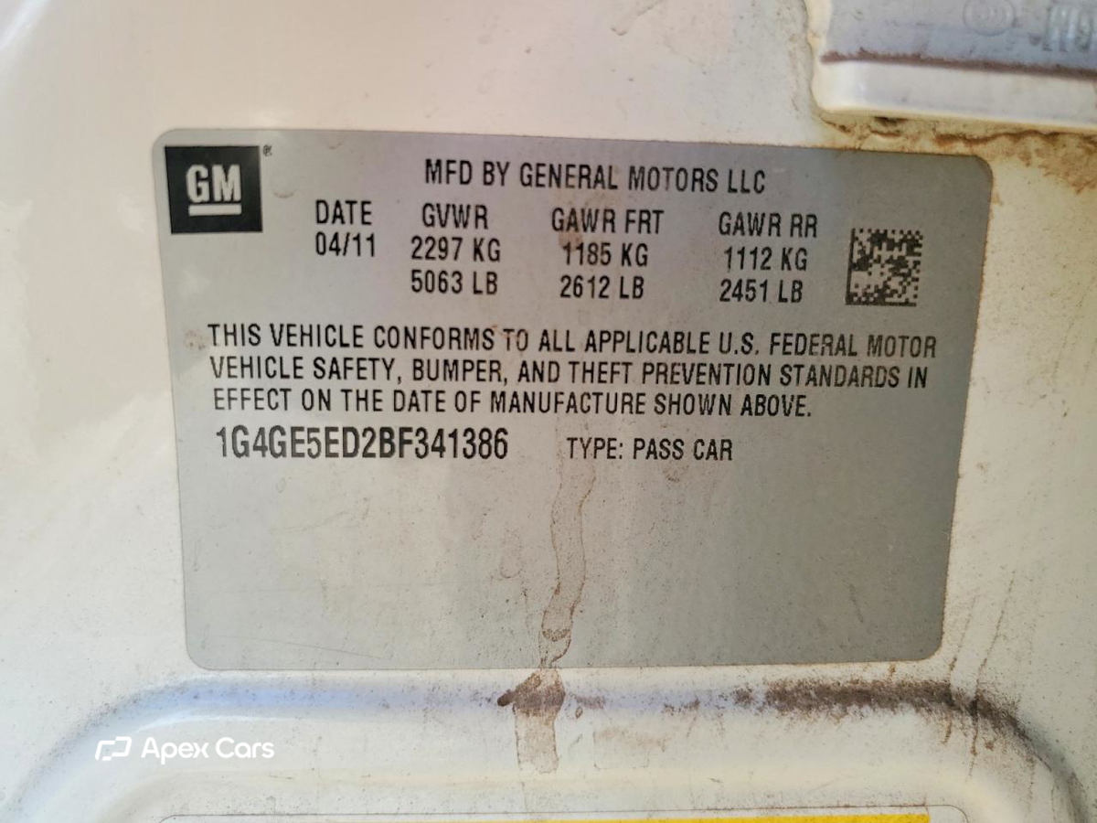 Buick LaCrosse 2011