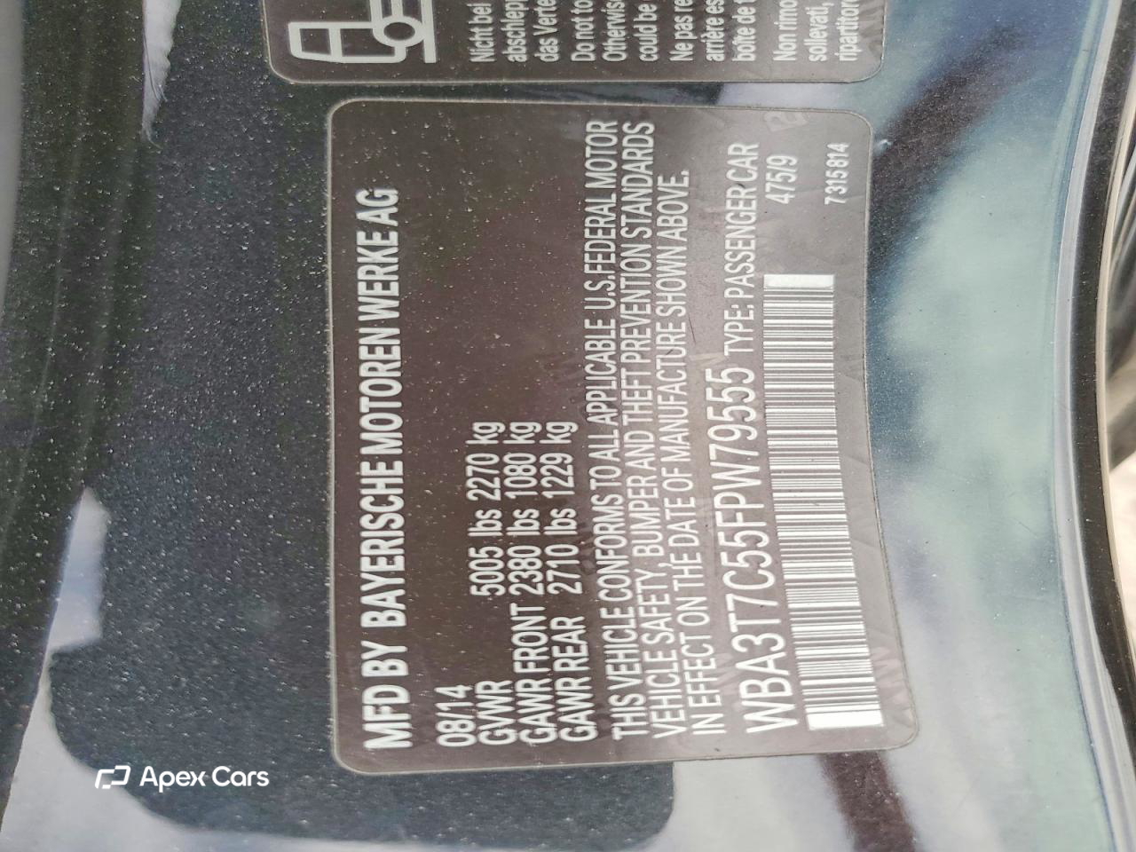 BMW Series 4 2015