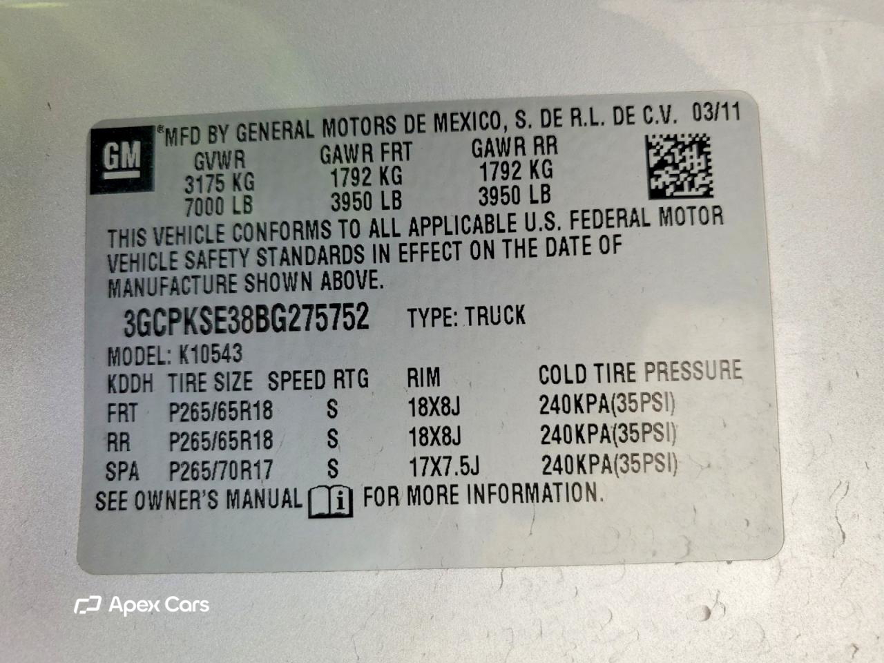 Chevrolet Silverado 2011