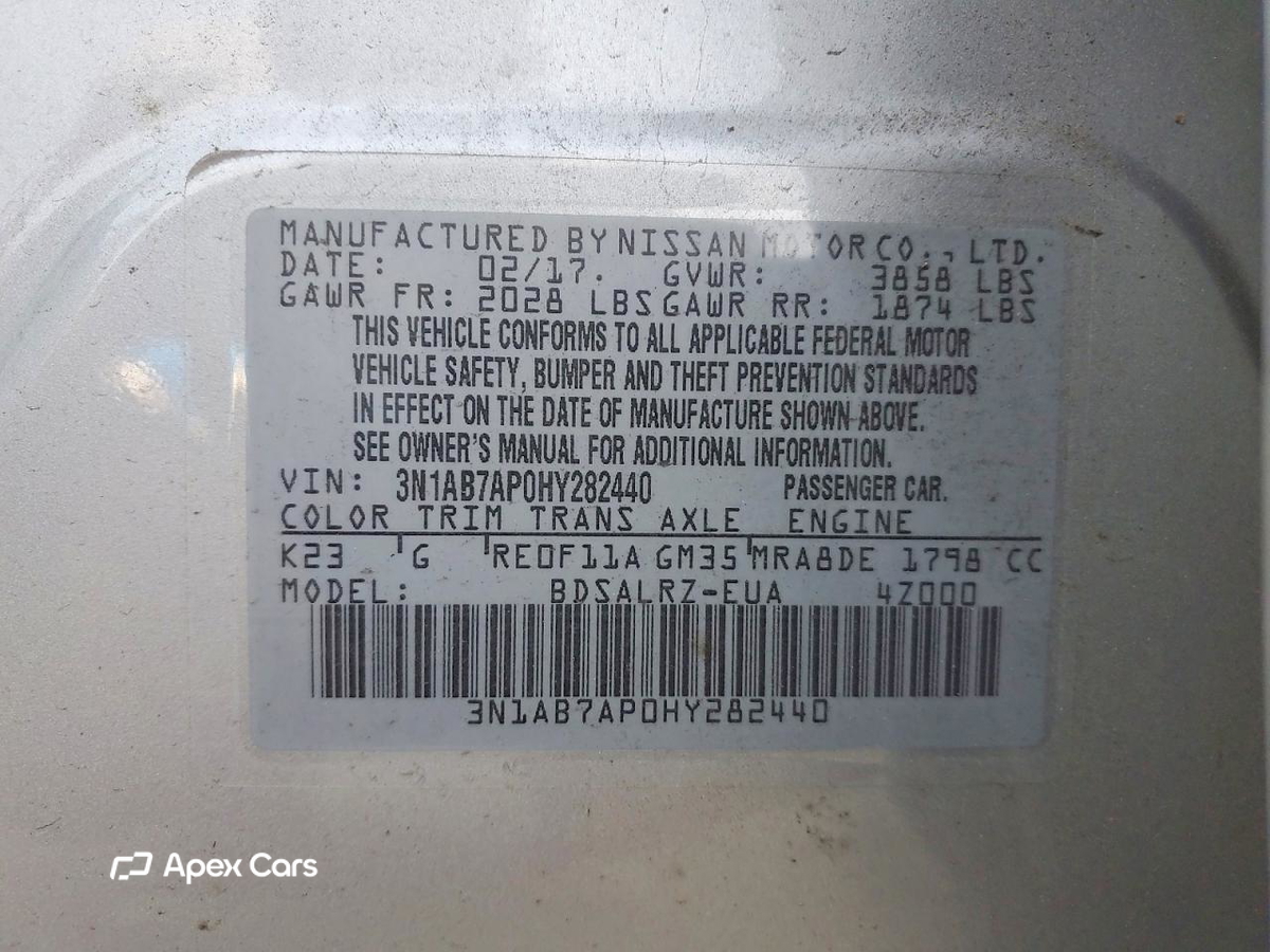 Nissan Sentra 2017