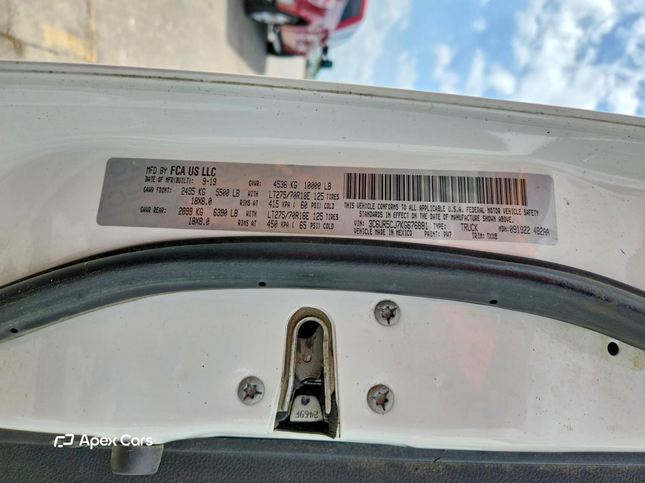 RAM 2500 2019
