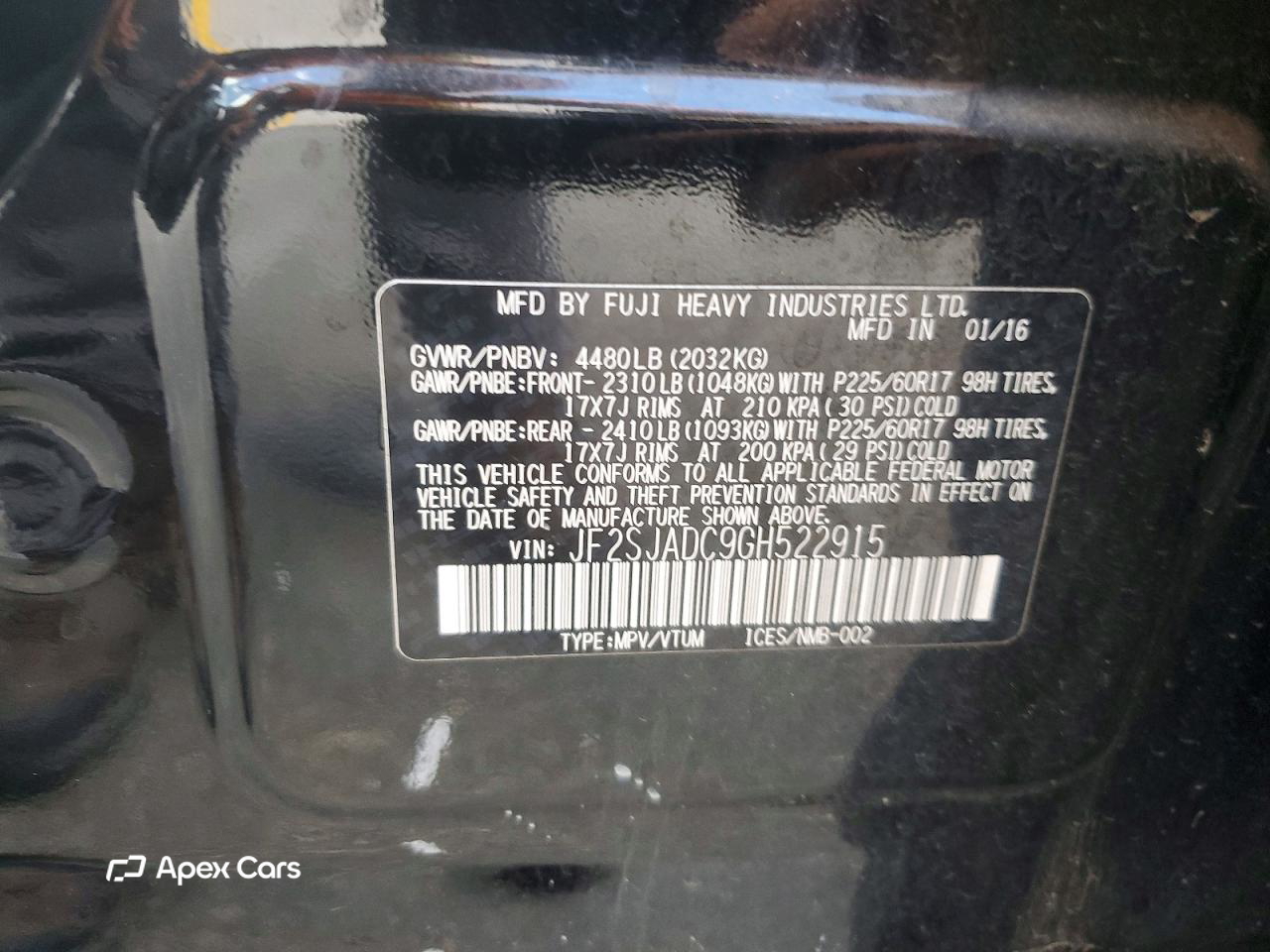 Subaru Forester 2016