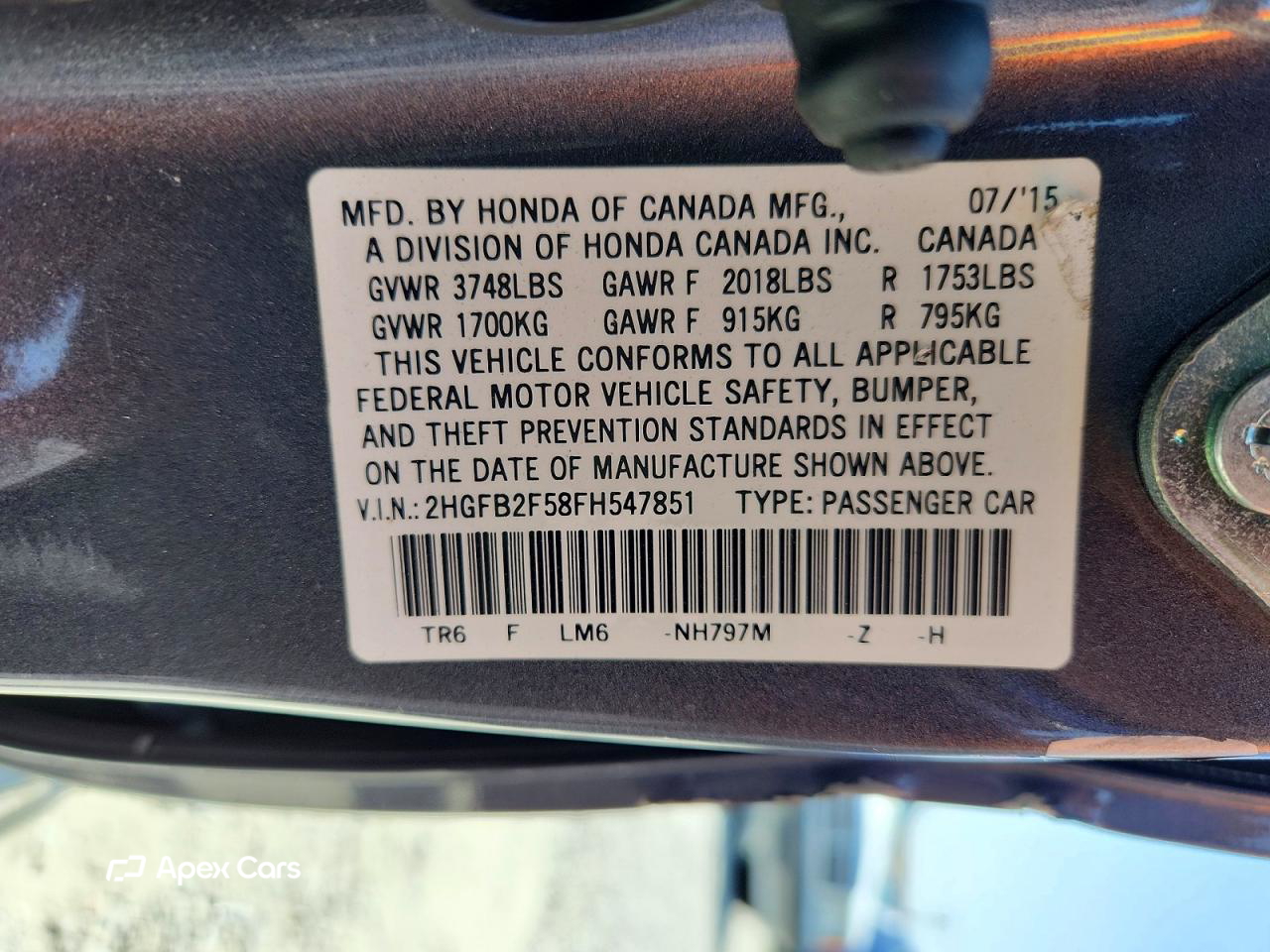 Honda Civic 2015
