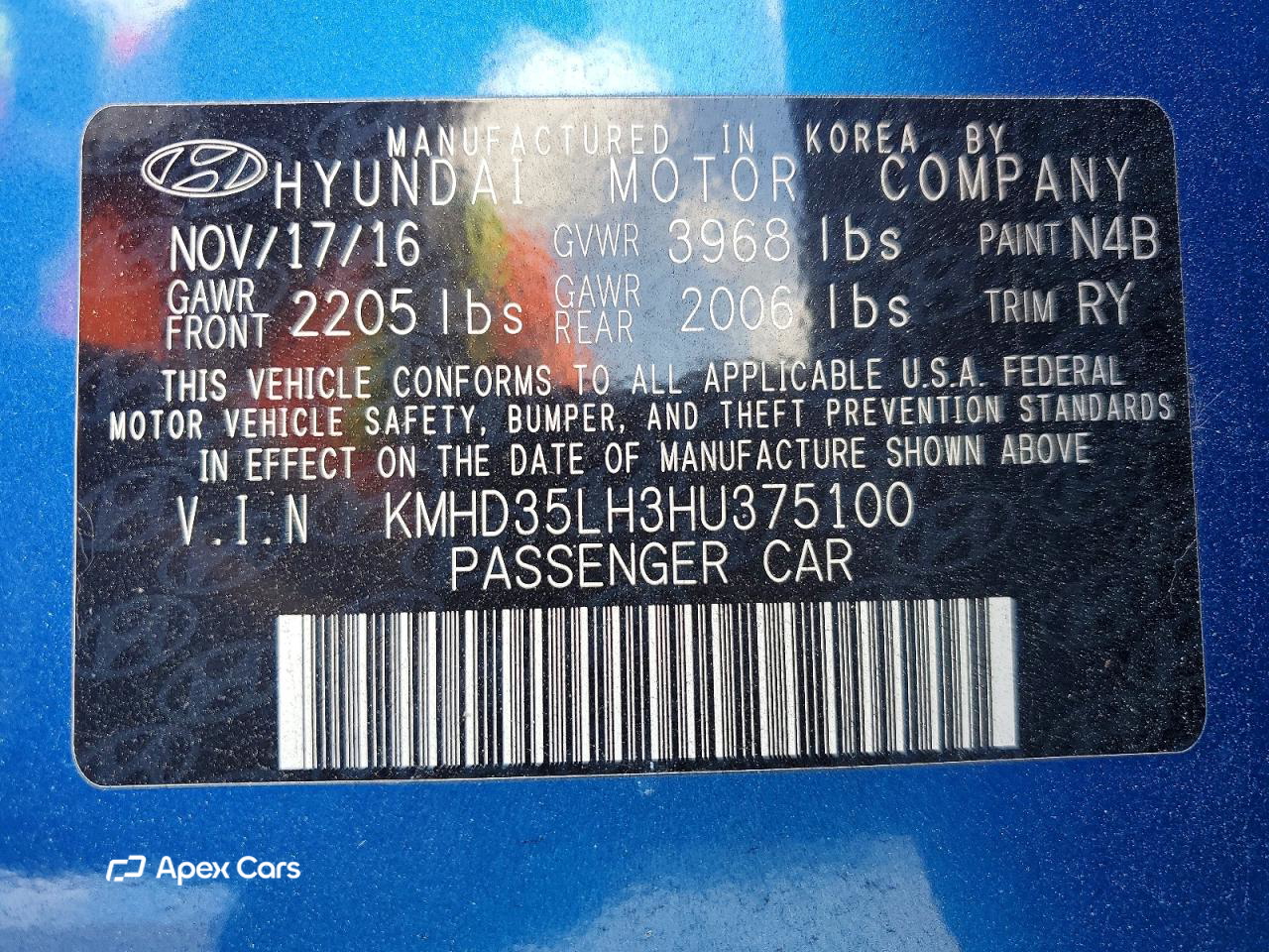 Hyundai Elantra 2017
