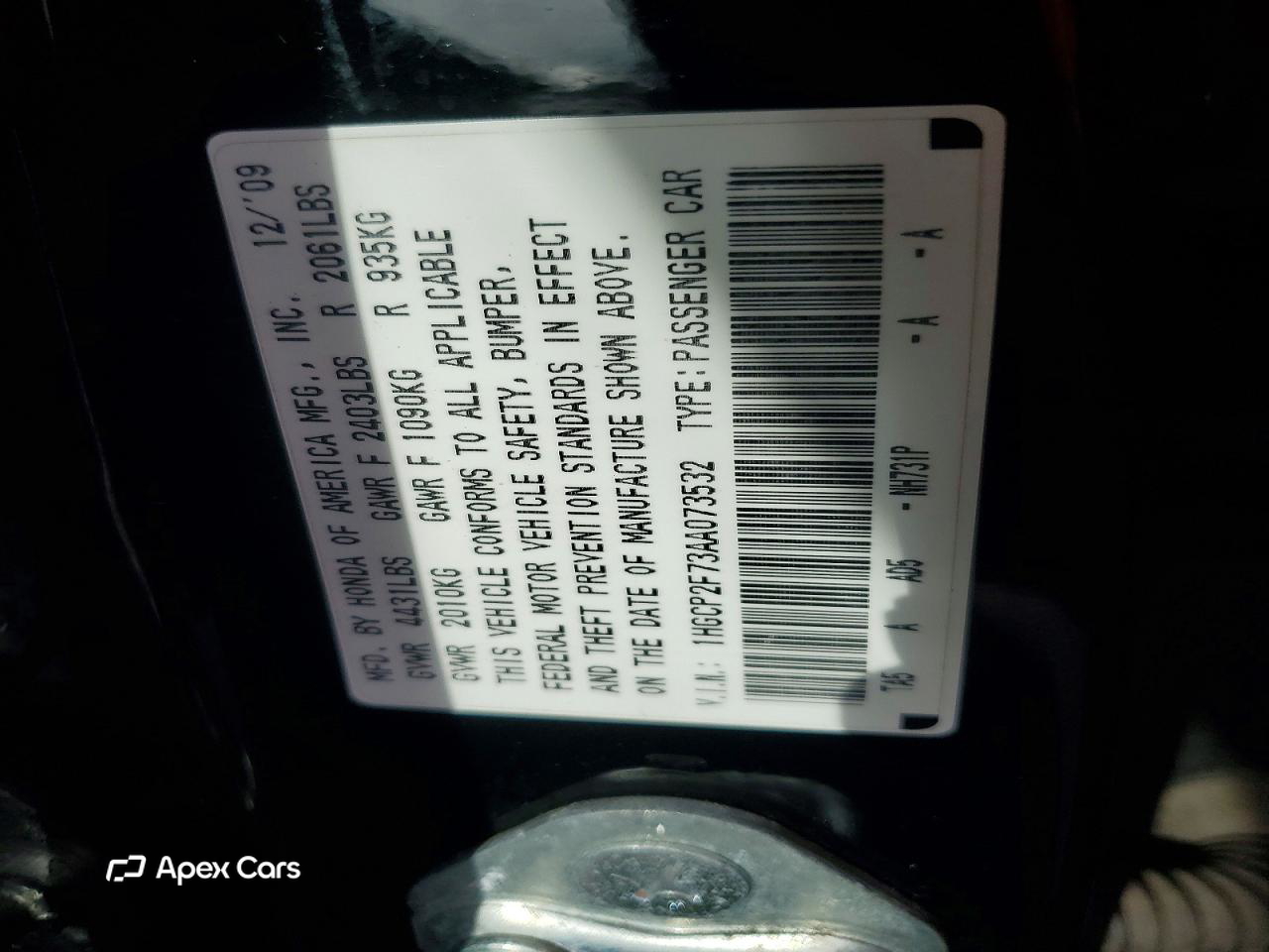 Honda Accord 2010