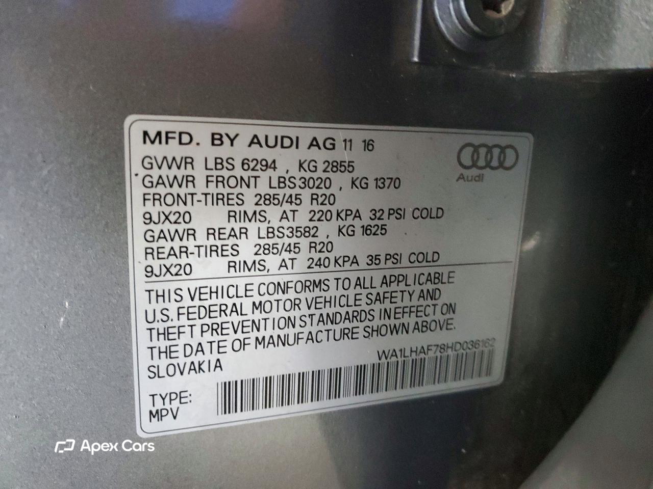 Audi Q7 2017