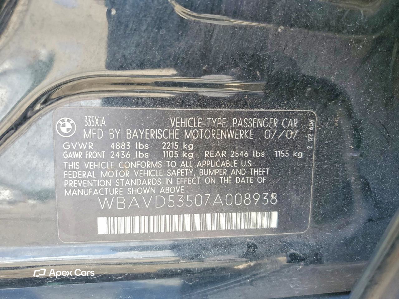 BMW Series 3 2007