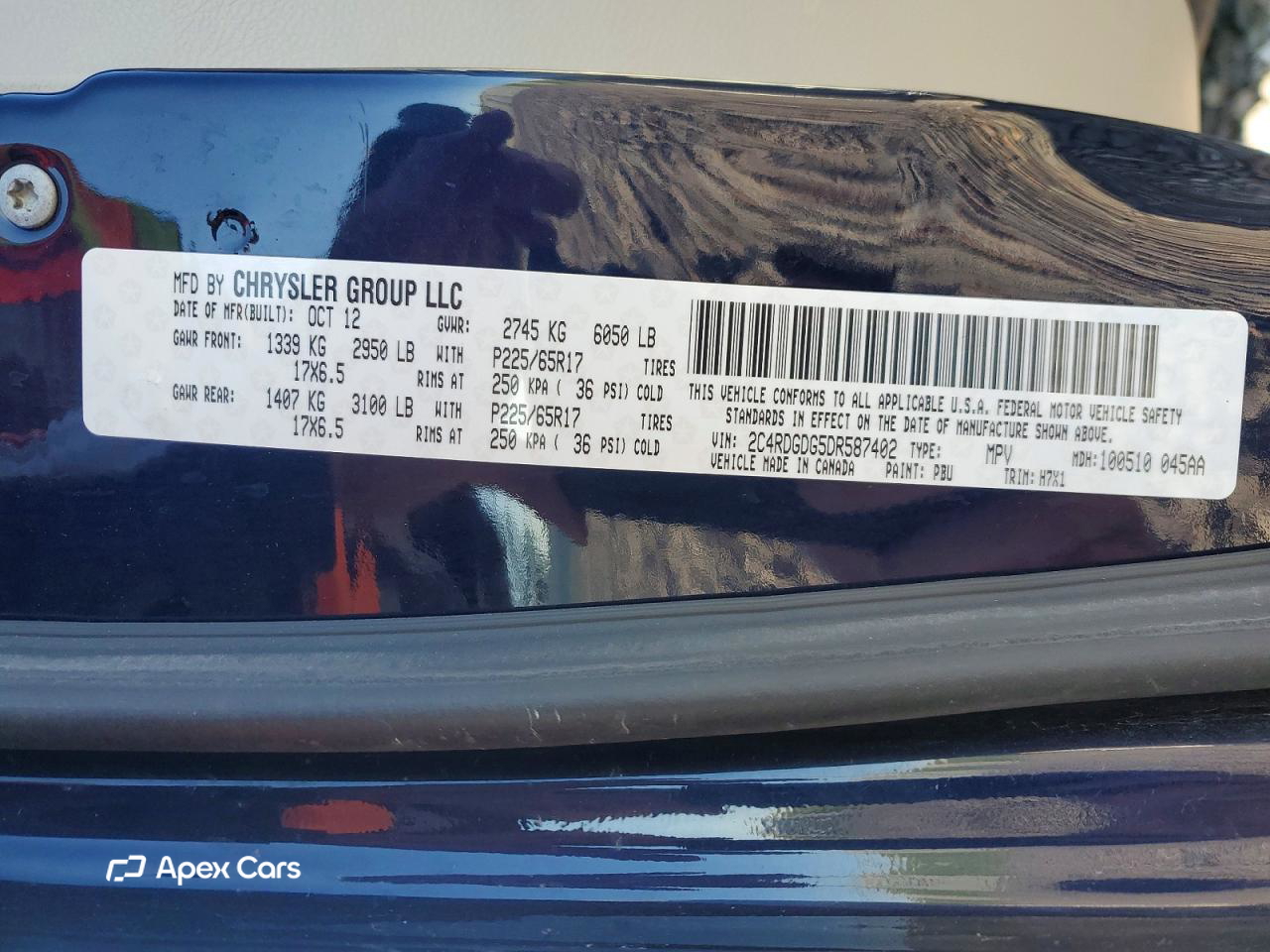 Dodge Caravan 2013