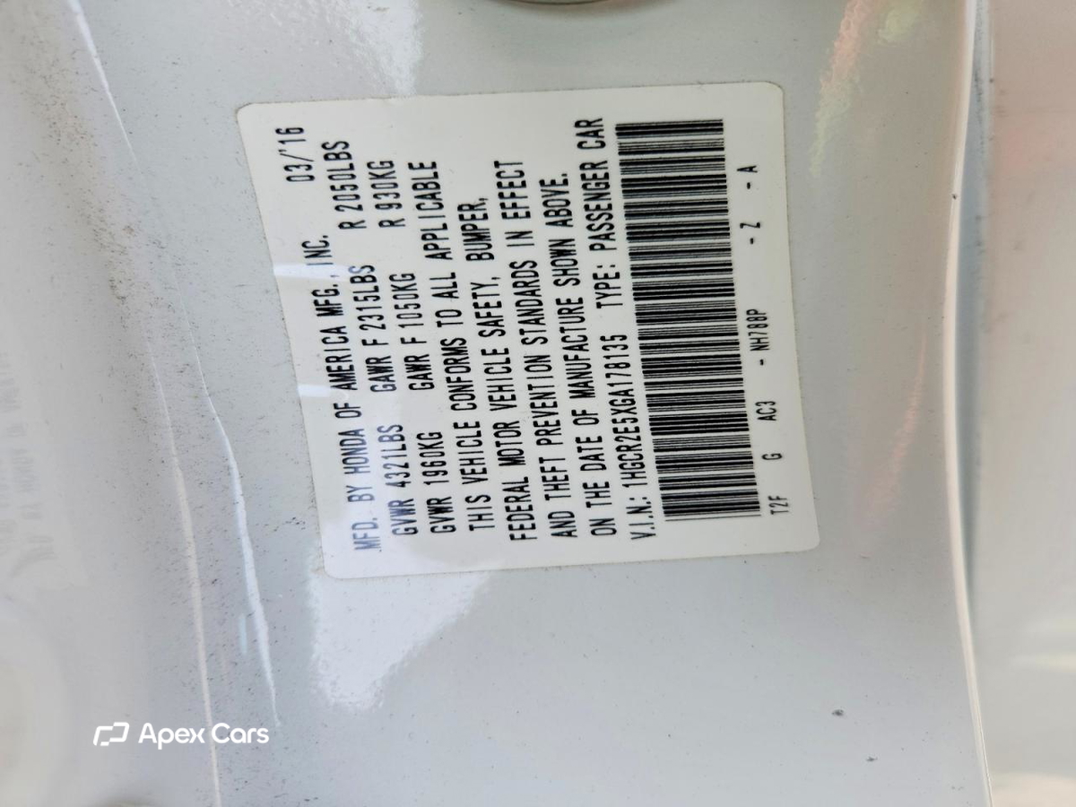Honda Accord 2016