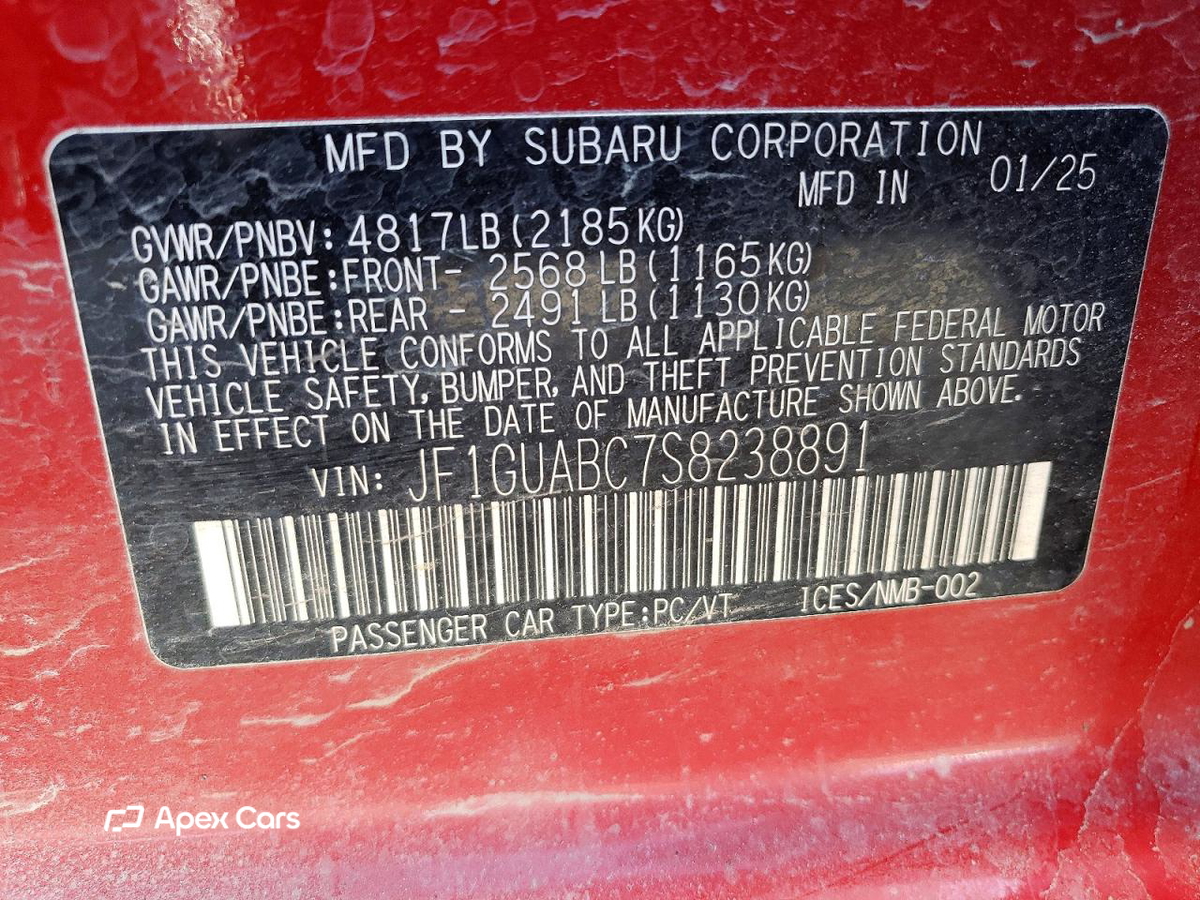 Subaru Impreza 2025