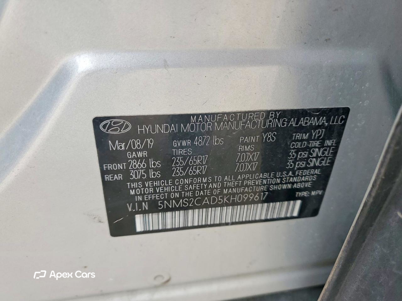 Hyundai Santa Fe 2019