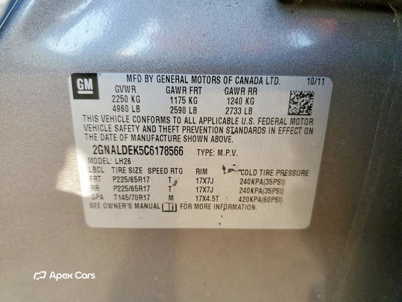 Chevrolet Equinox 2012