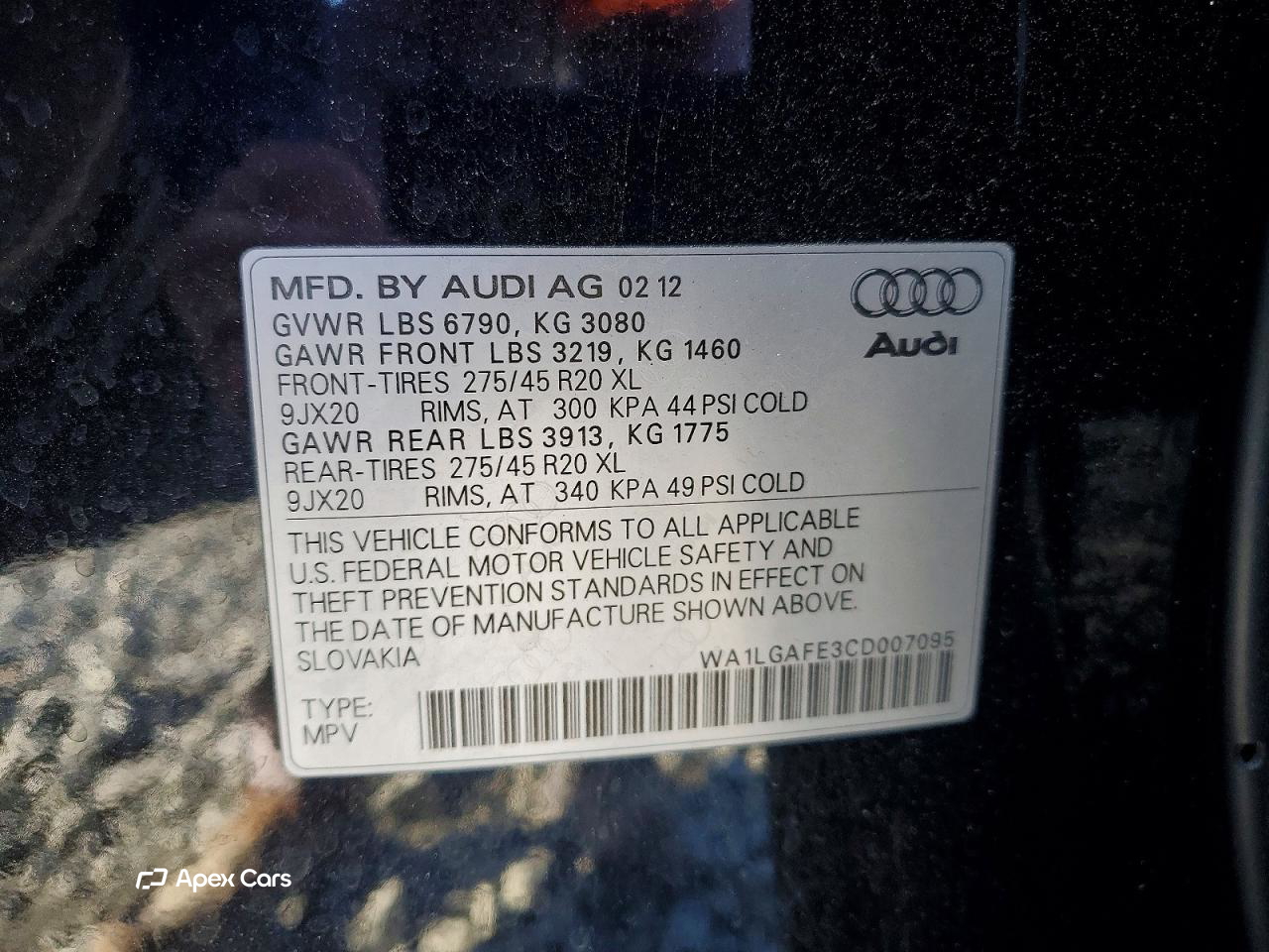 Audi Q7 2012