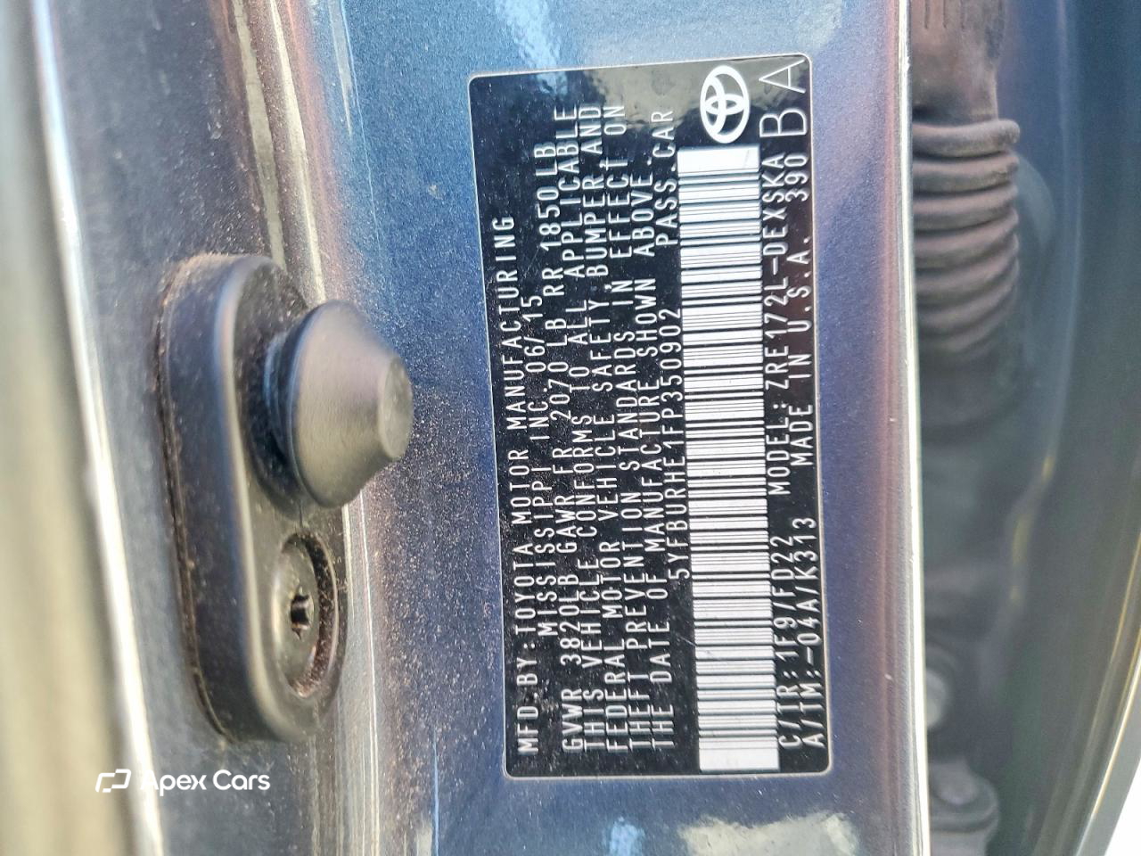 Toyota Corolla 2015