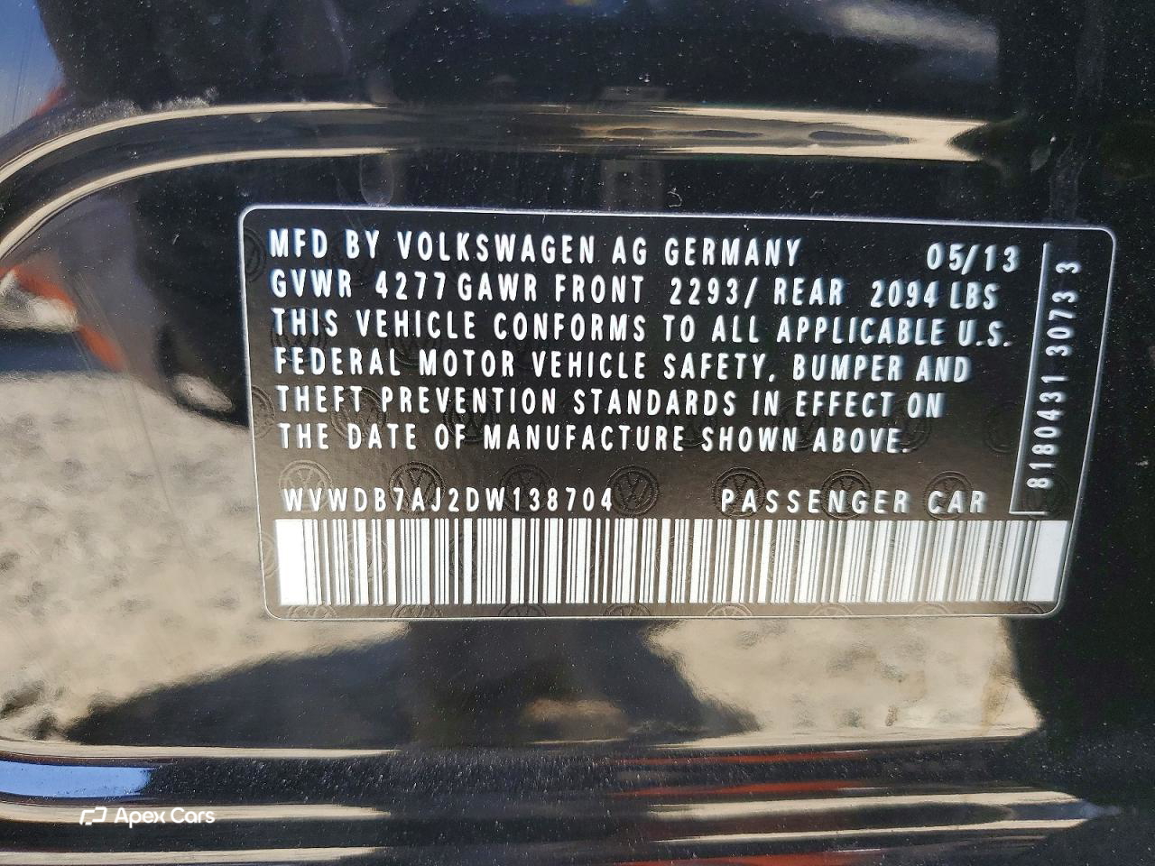 Volkswagen Golf 2013