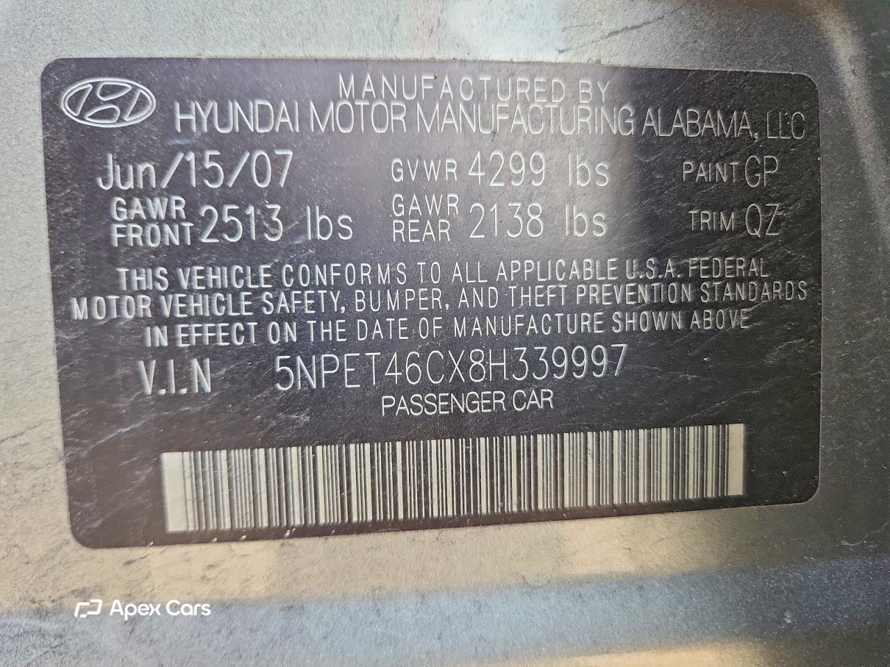 Hyundai Sonata 2008