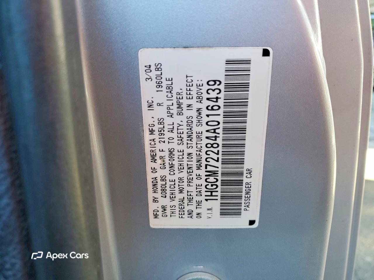 Honda Accord 2004