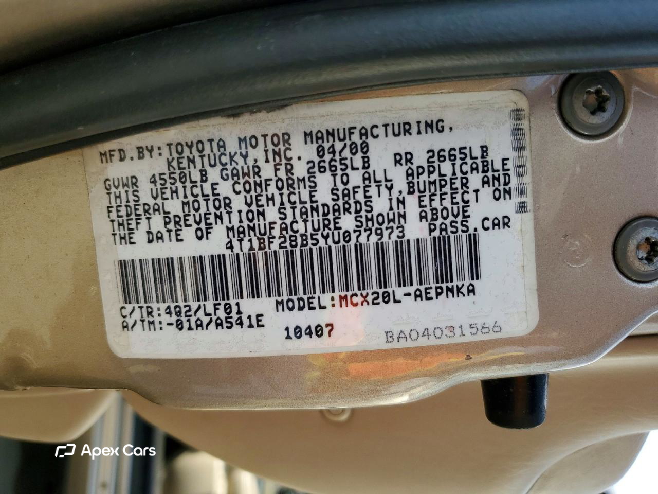 Toyota Avalon 2003