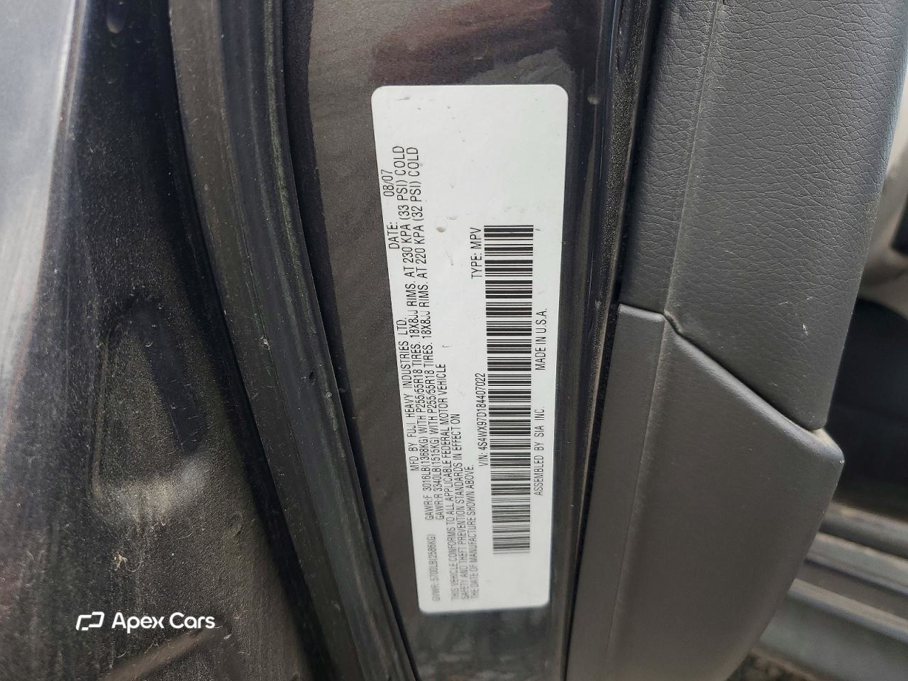 Subaru Tribeca 2008