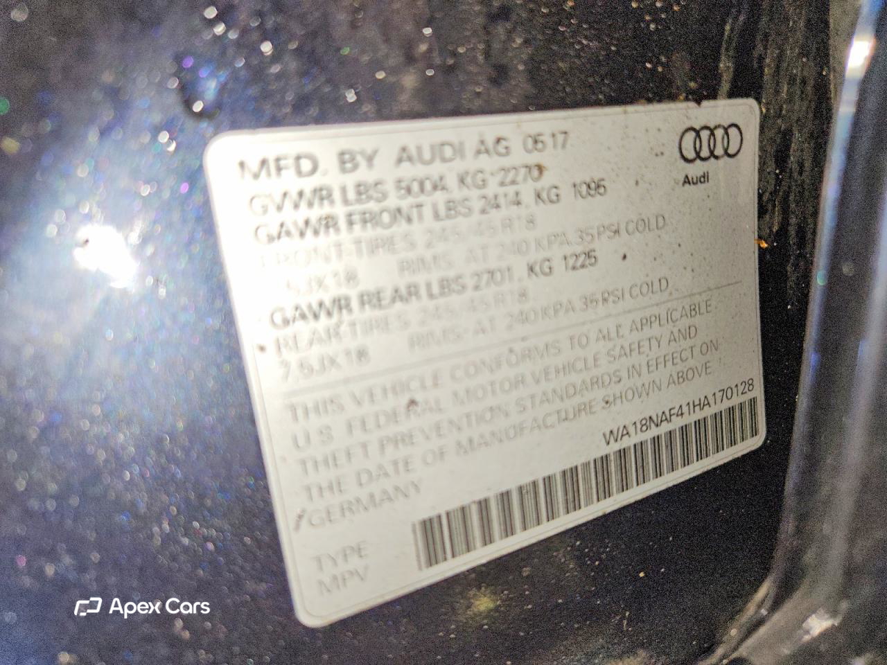 Audi A4 2017
