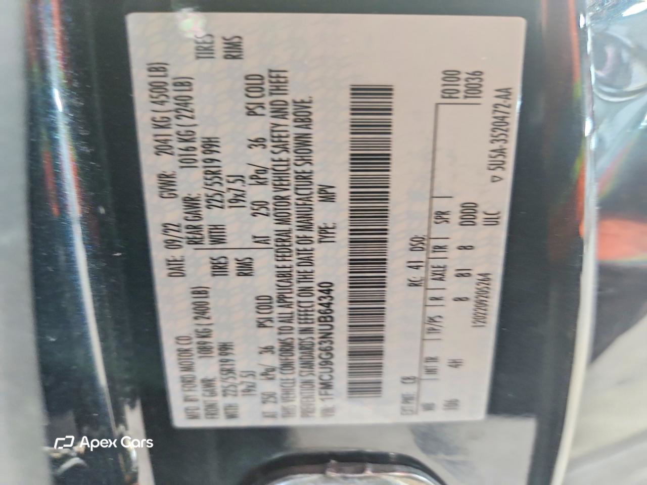 Ford Escape 2022