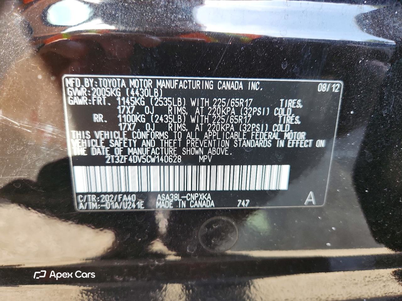 Toyota RAV 4 2012