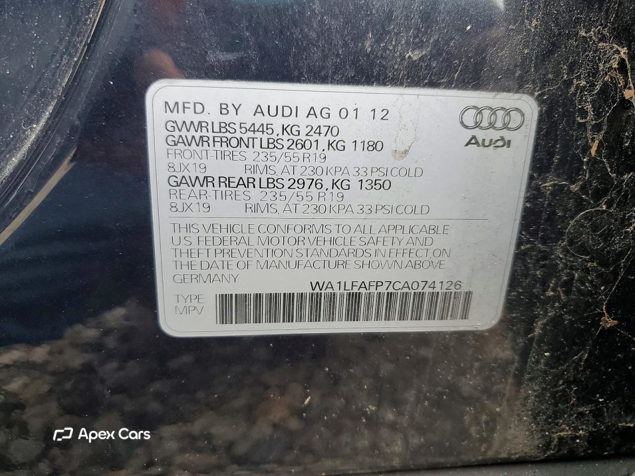 Audi Q5 2012