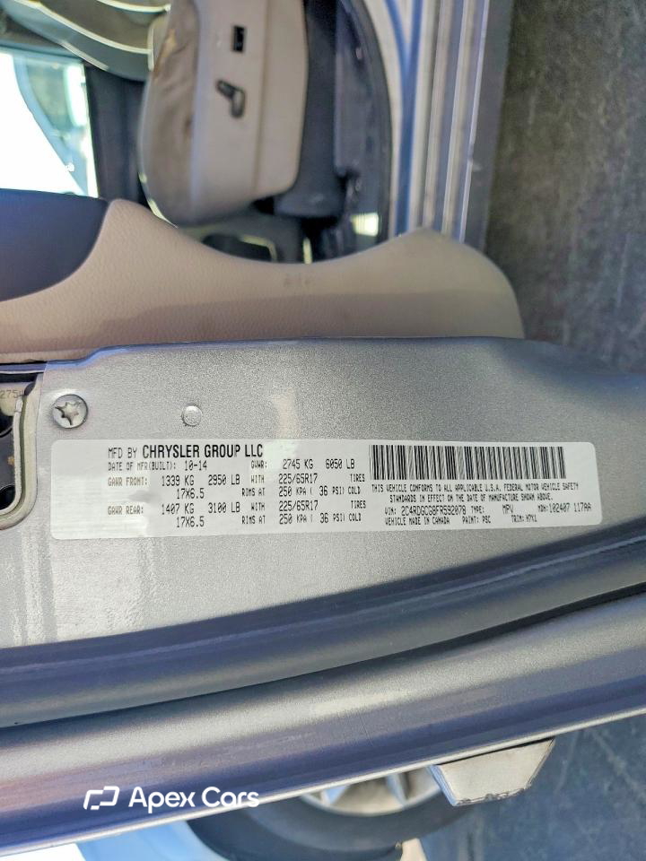 Dodge Caravan 2015