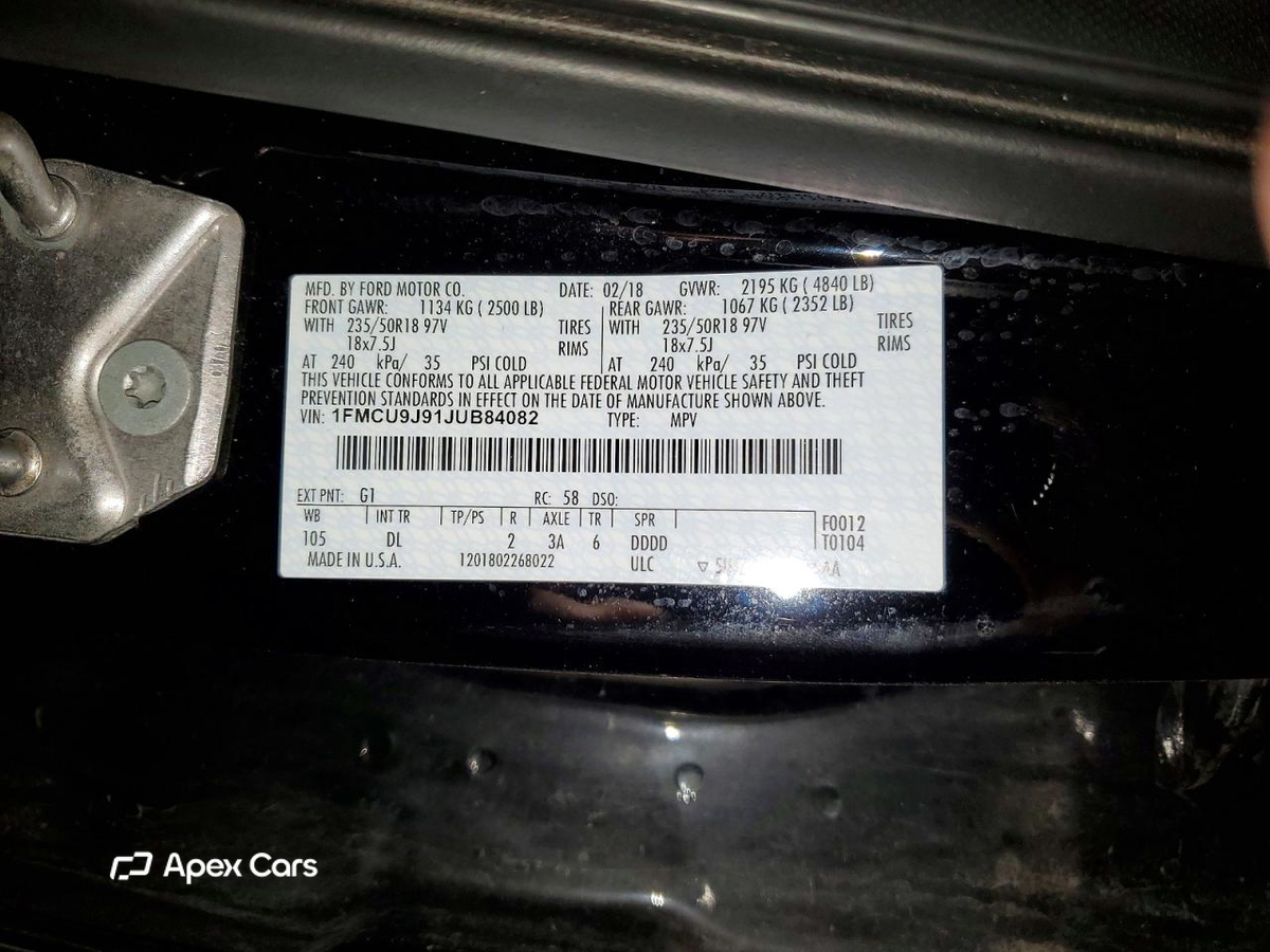 Ford Escape 2018