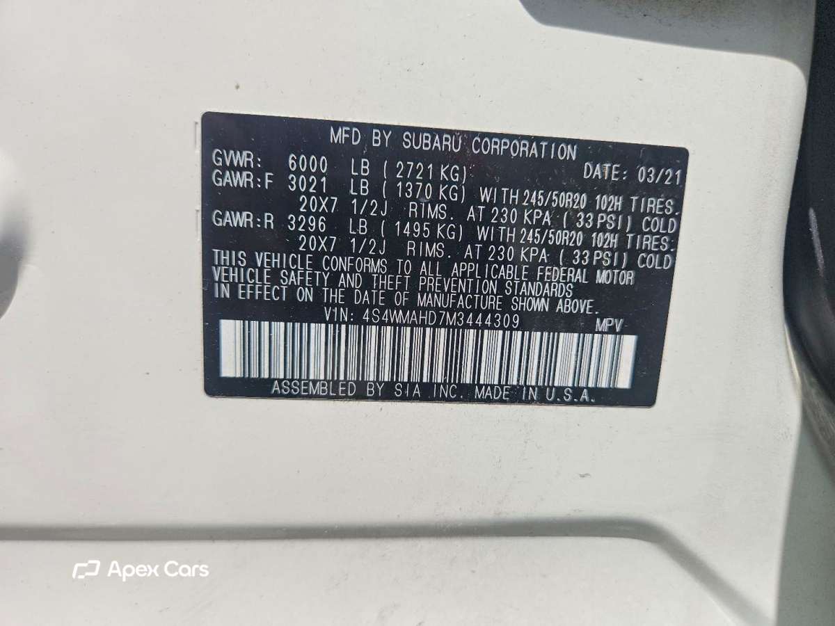 Subaru Ascent 2021