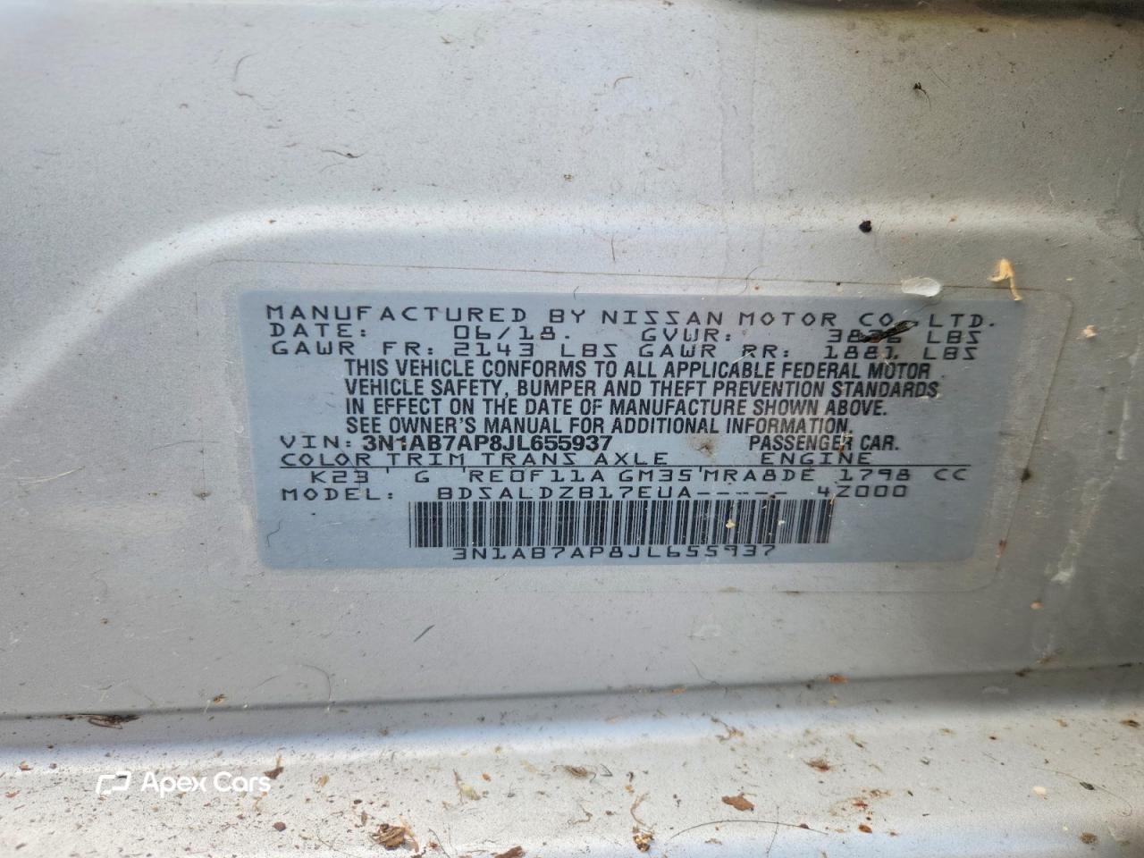 Nissan Sentra 2018