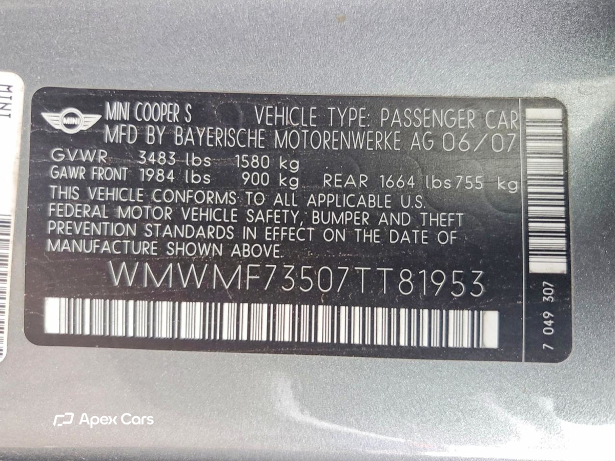 MINI Cooper 2007