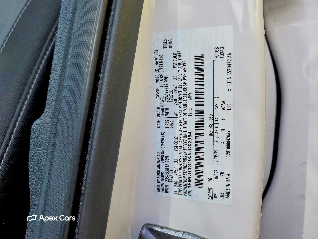 Ford Escape 2018