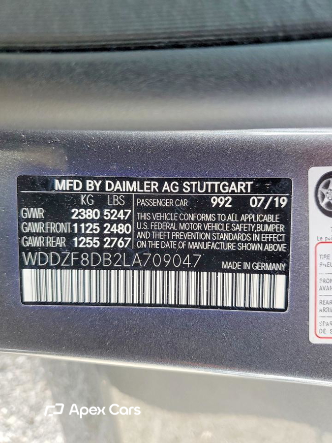 Mercedes-Benz E-klasse 2020