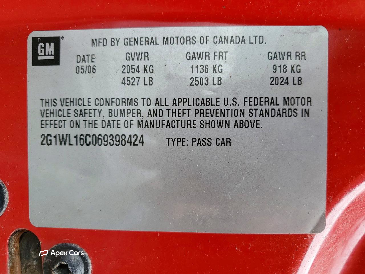 Chevrolet Monte Carlo 2006